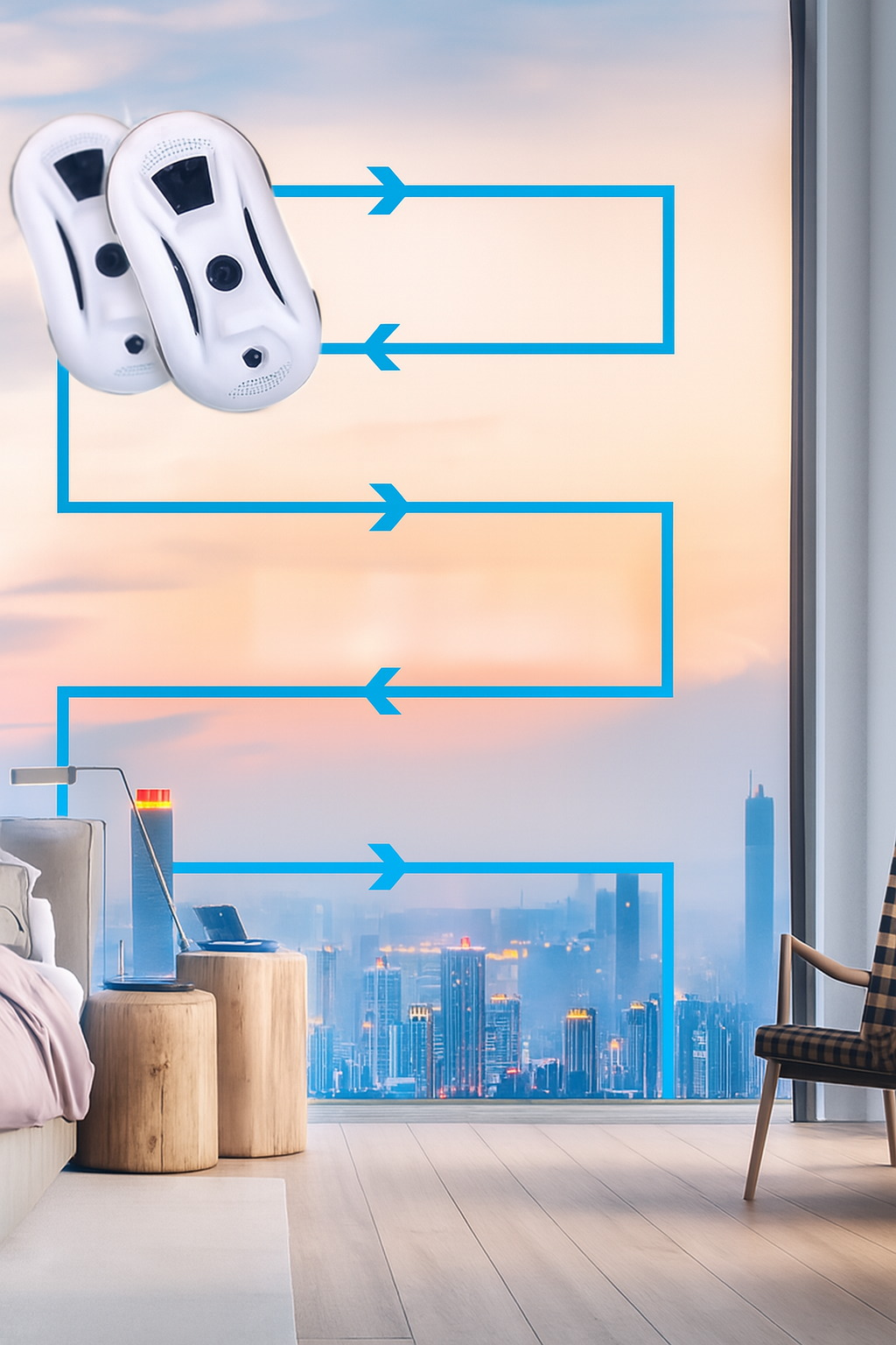 Akıllı Cam Silme Robotu - Zevkizi™