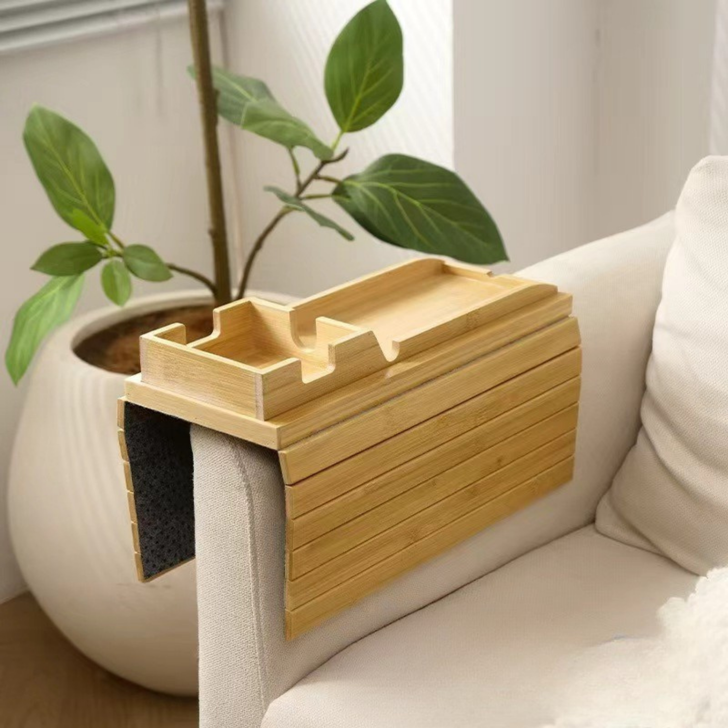 Bambuk Koltuk Yan Sehpası - Zevkizi™