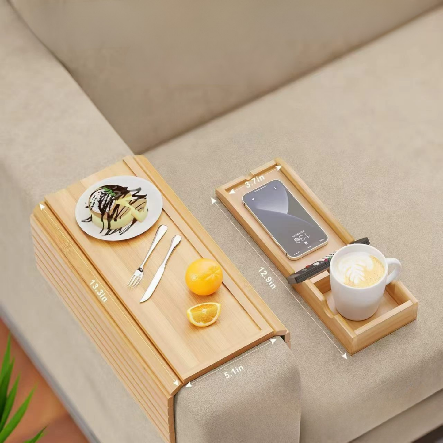 Bambuk Koltuk Yan Sehpası - Zevkizi™