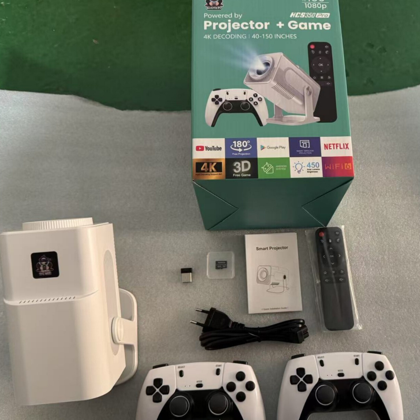 4K Akıllı Sinema & Oyun Projektörü - Zevkizi™