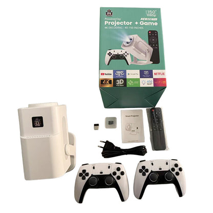 4K Akıllı Sinema & Oyun Projektörü - Zevkizi™